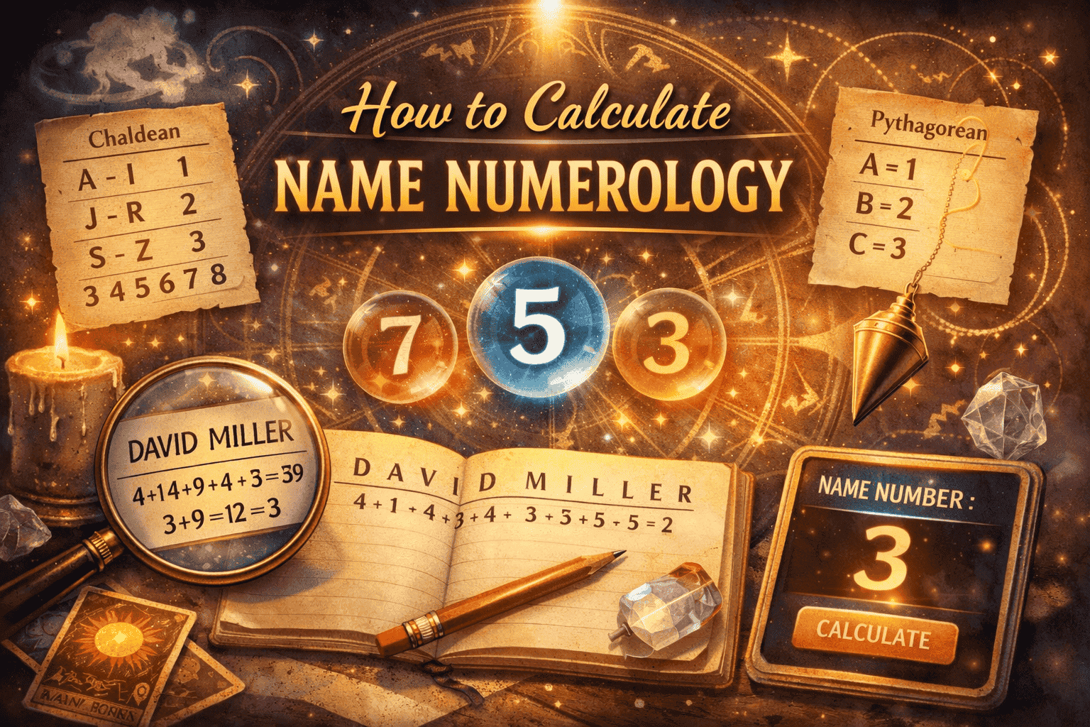 how to calculate name numerology