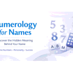 Numerology for Names feature image showing name numbers, meanings, and calculation guide