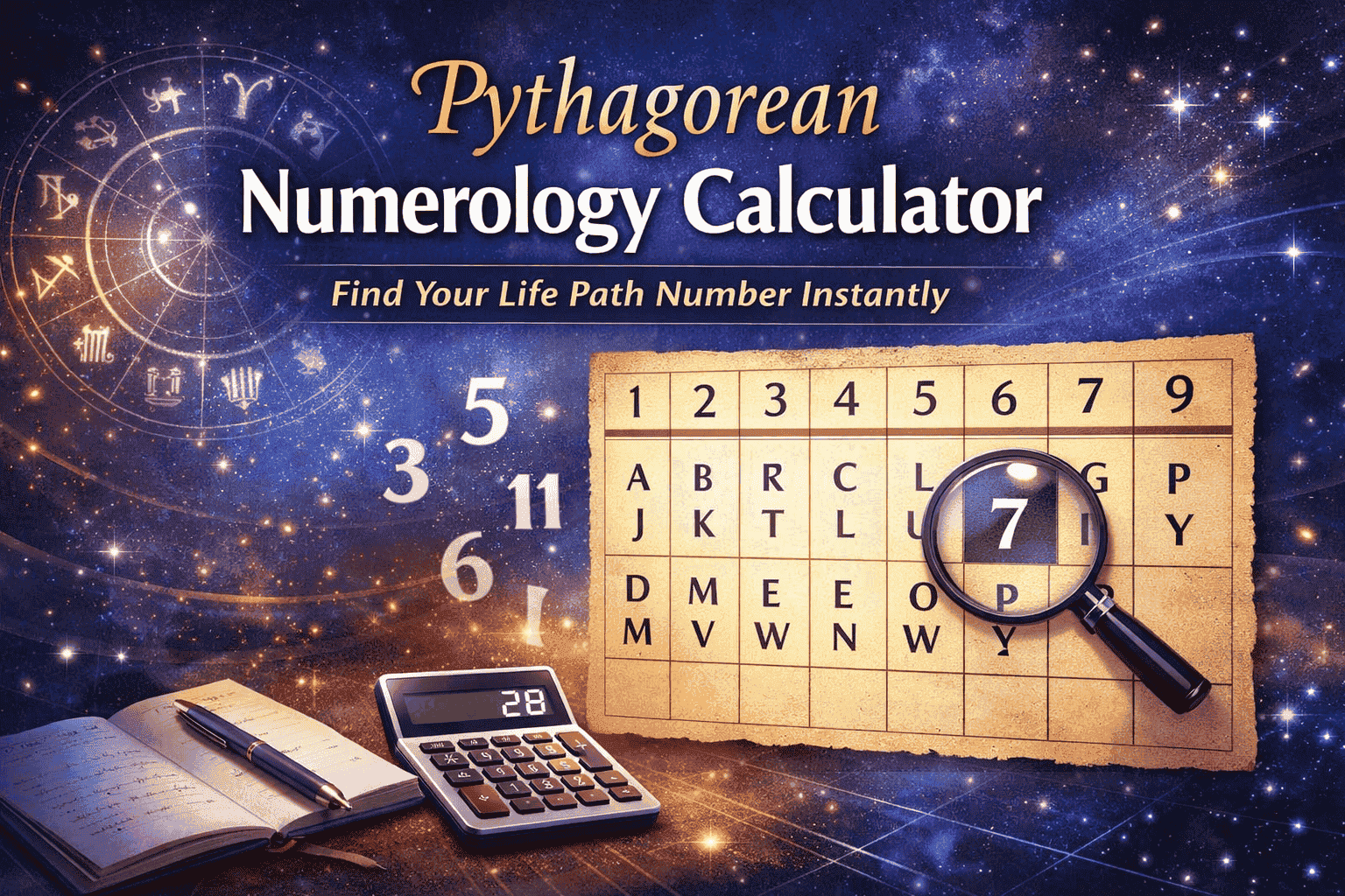 Pythagorean Numerology Calculator